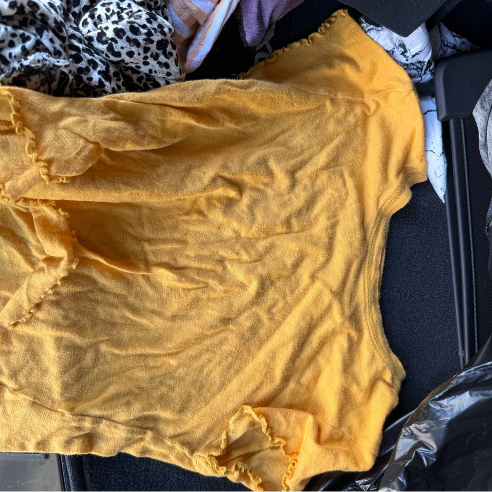 PacSun Mustard Short Sleeve Tee